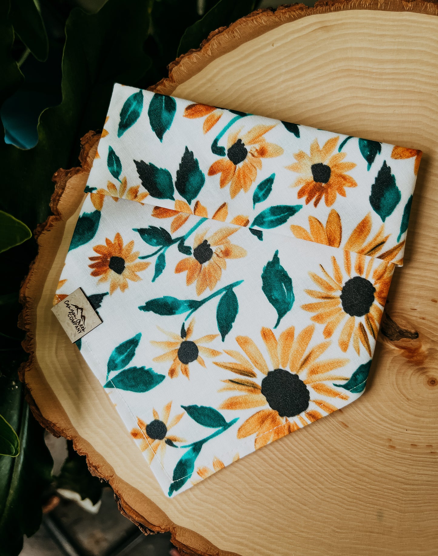 Sunflower Fields - Dog Bandana