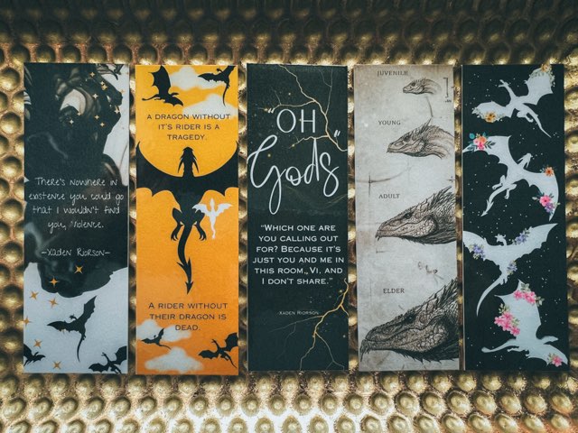 Fourth Wing 5 Pack - Bookmarks