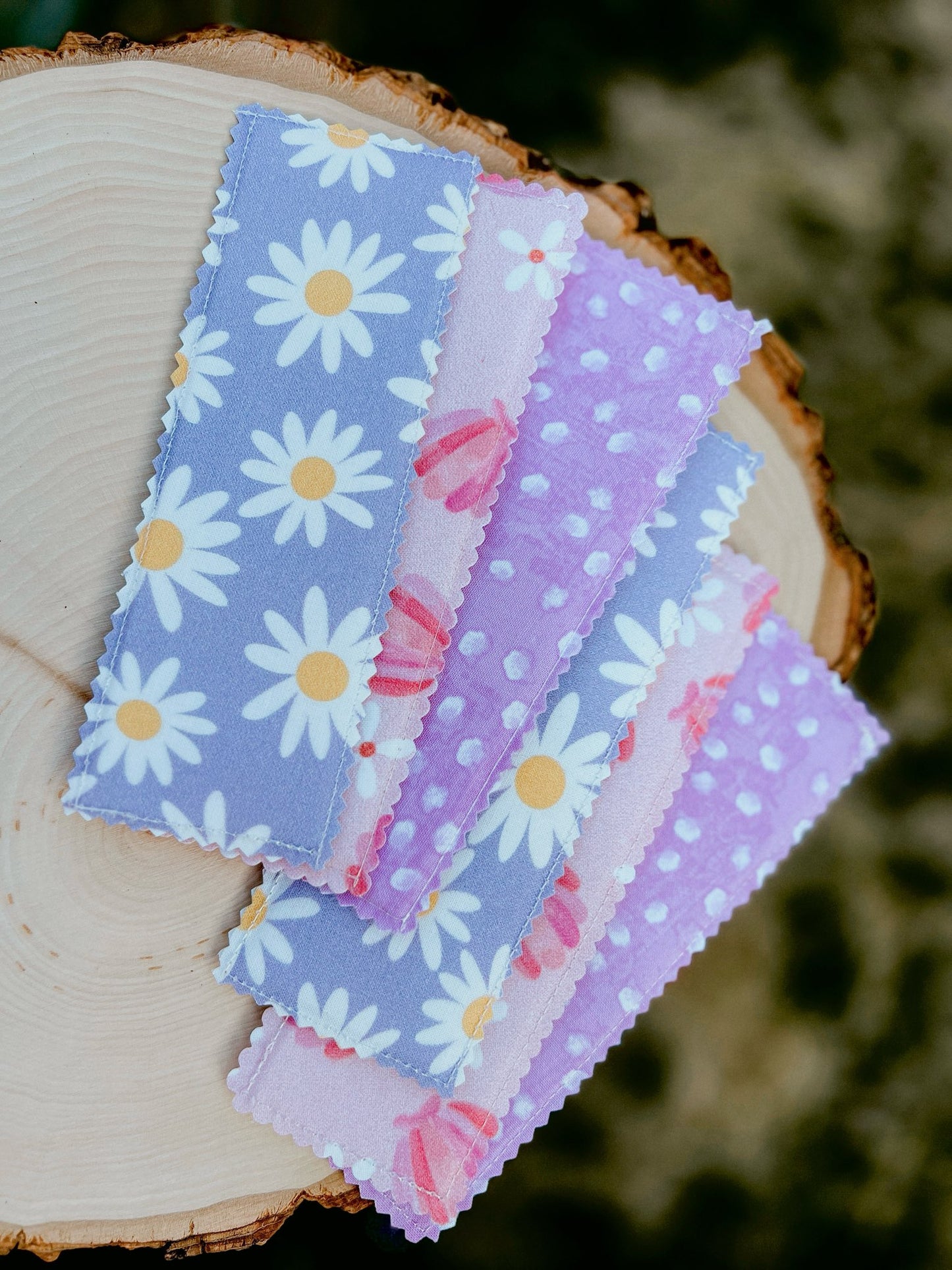 Spring 3 Pack - Fabric Bookmarks