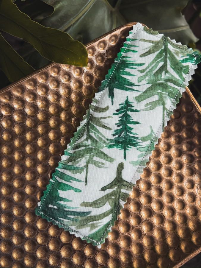 Evergreen Forest - Fabric Bookmark